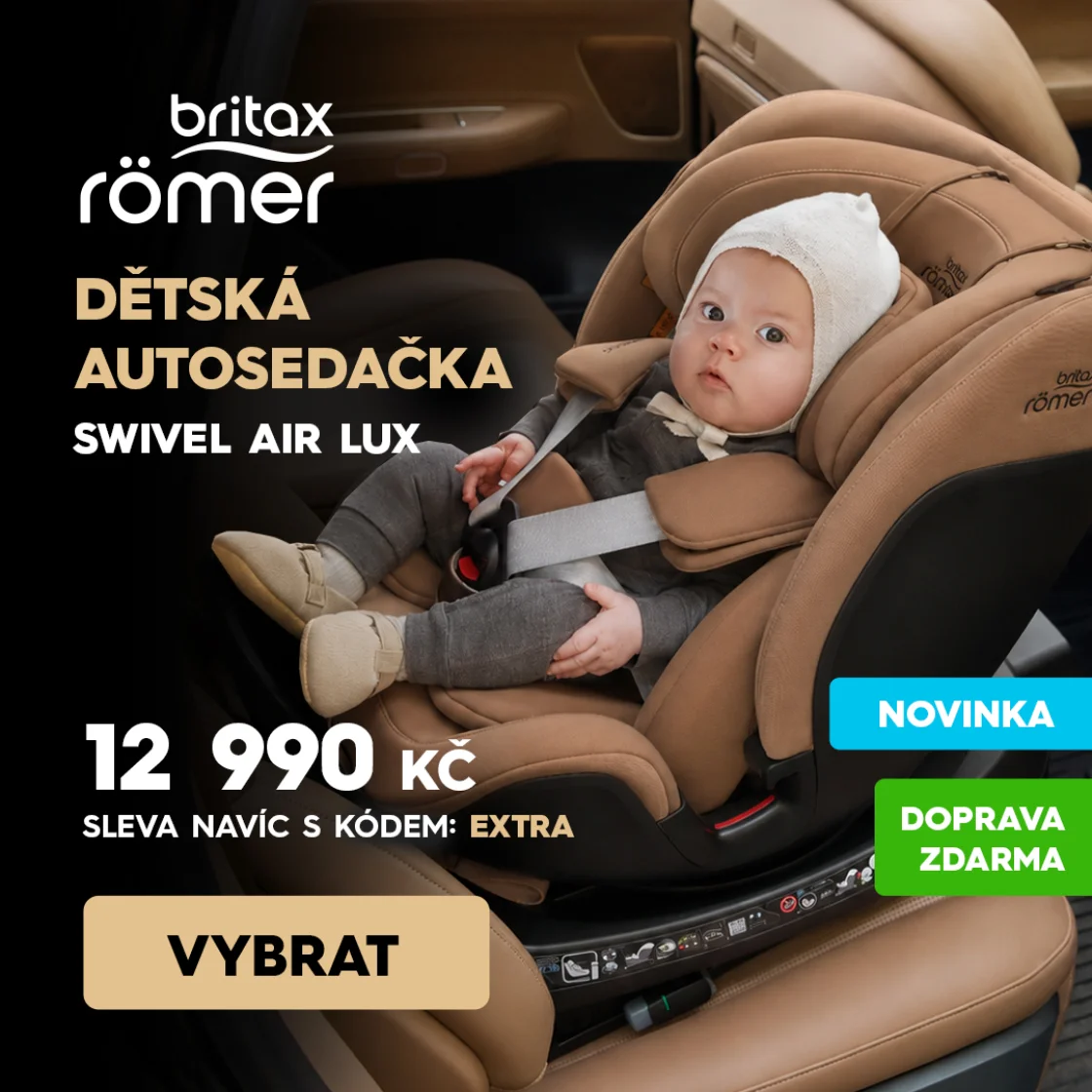 Römer Autosedačka Swivel AIR Lux