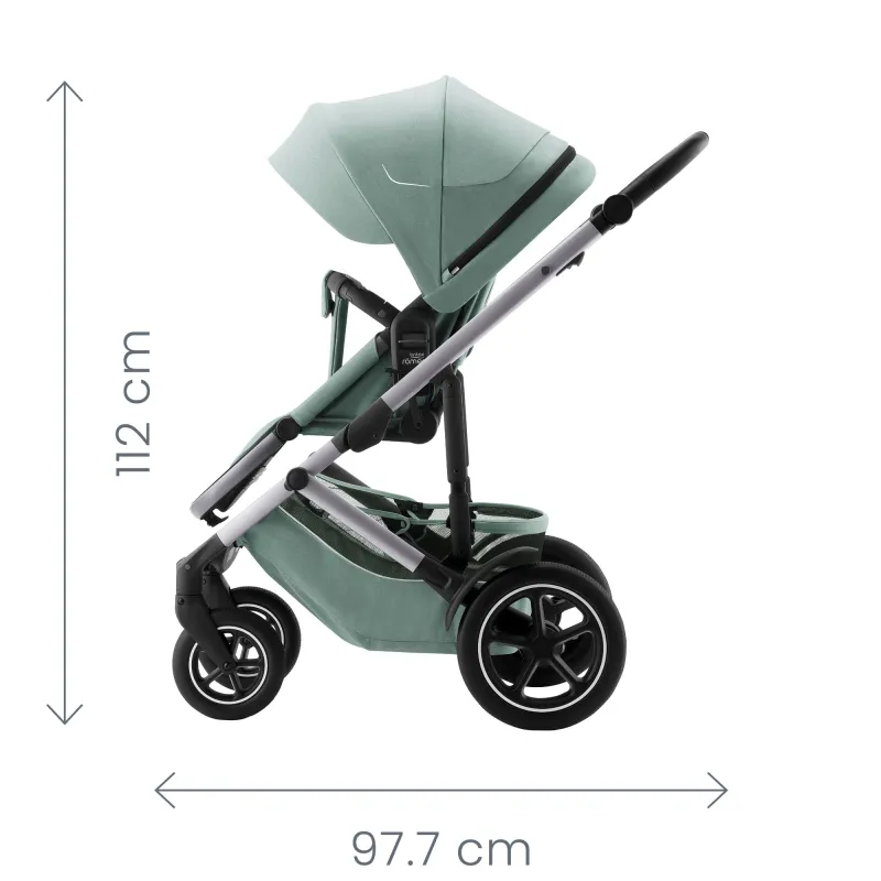 Britax Set kočárek Smile 5Z + hluboká korba + autosedačka Baby-Safe PRO + Vário Base 5Z
