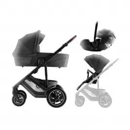 Britax Set kočárek Smile 5Z + hluboká korba + autosedačka Baby-Safe PRO Style