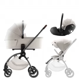 Britax Set kočárek Rio + hluboká korba + autosedačka Baby-Safe PRO Lux